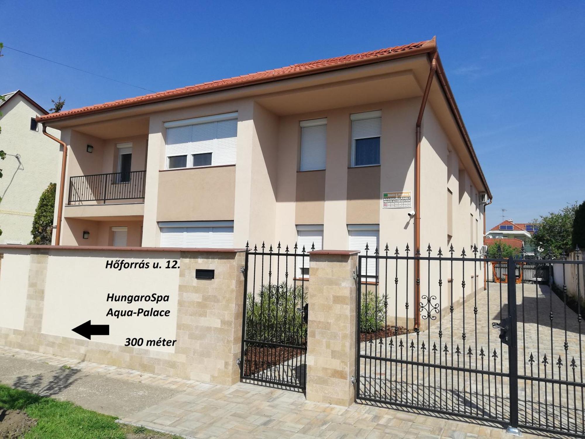 Imola Es Andrea Apartmanhaz 3 Hajdúszoboszló Esterno foto